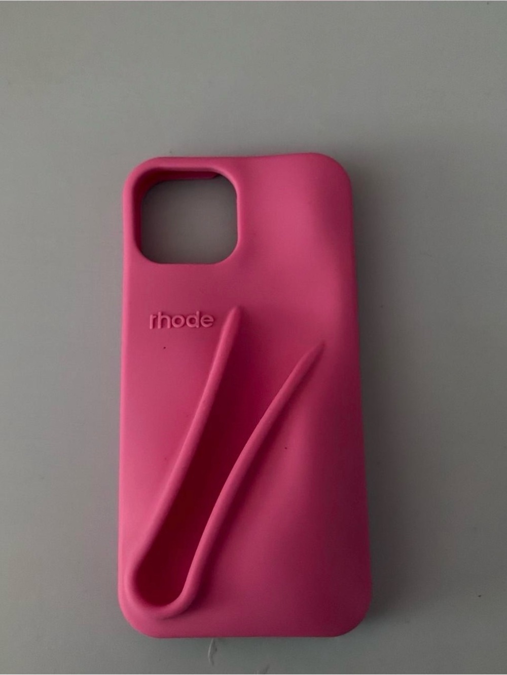 RHODE Hot Pink Silicone iPhone Case 13
